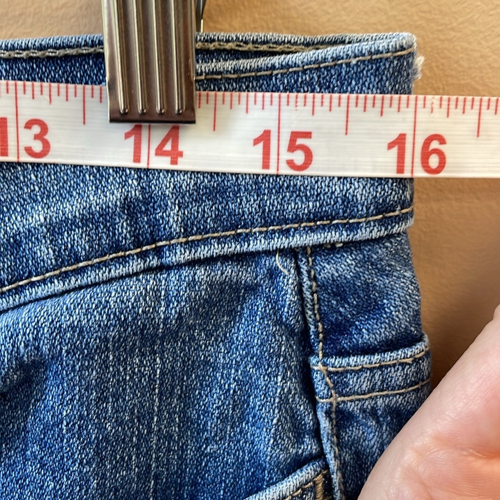 Classic Y2K Women's Low Rise Slim Flare Jeans 98% Cotton Denim 32 x 31 - Picture 11 of 16